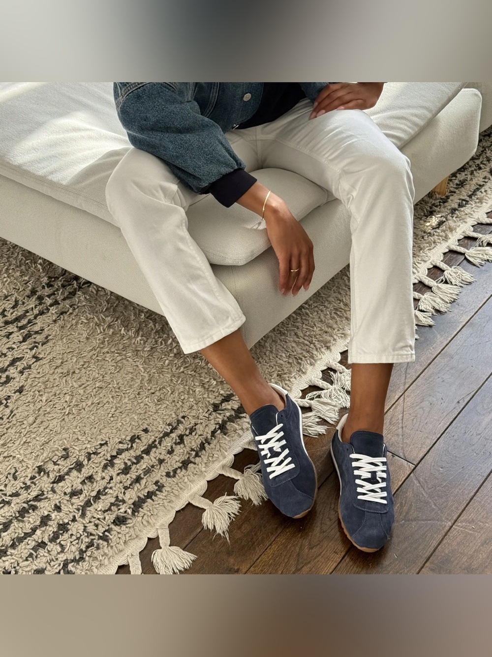 Dolce Vita Serina Sneakers- navy suede- 7.5